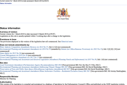 Environmental Planning & Assessment Act
